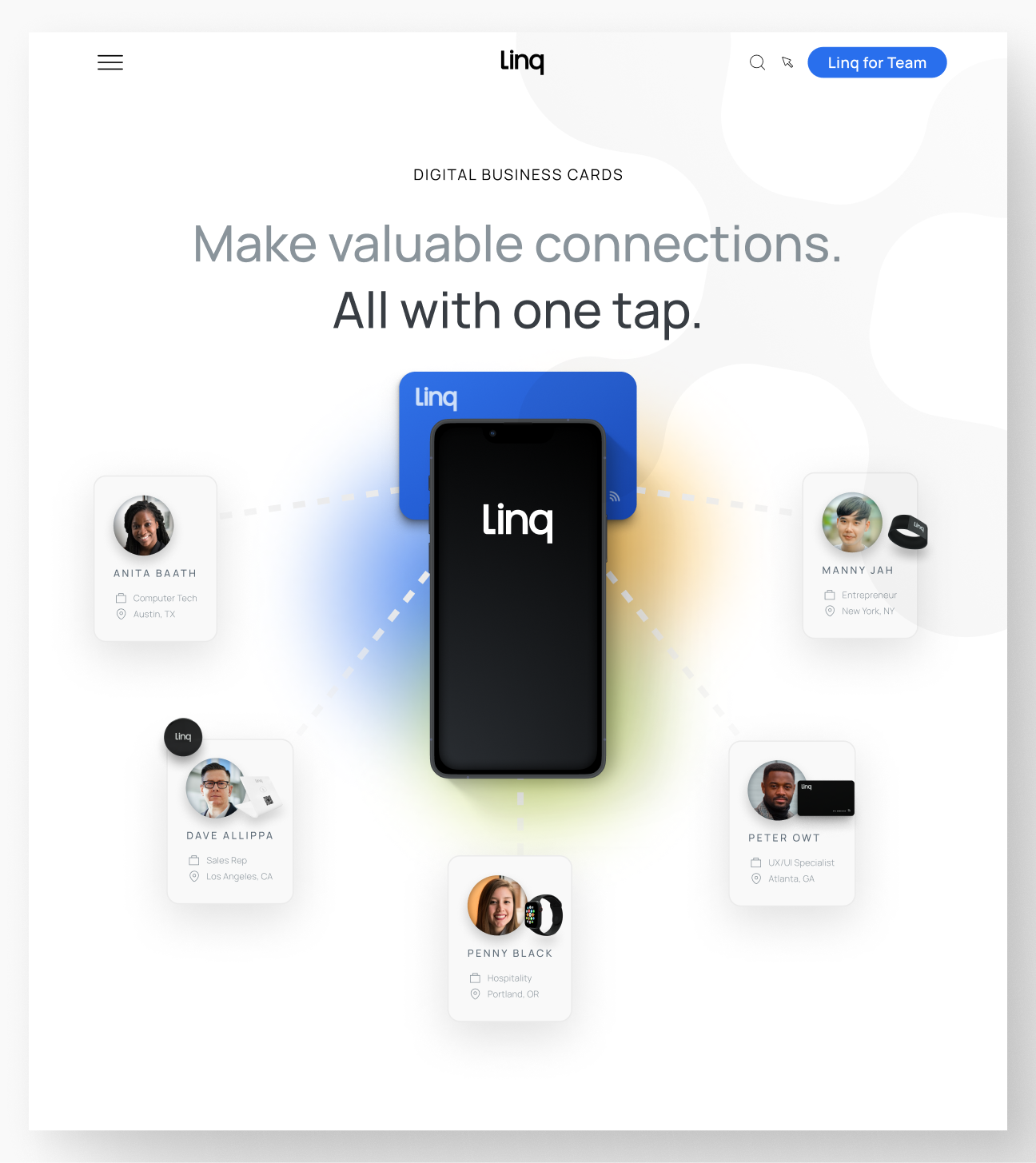 Tap animation homepage launch in 2021